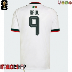 Messico Raul Jimenez #9 Seconda Maglia Mondiali 2026 Manica Corta